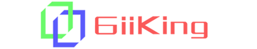 Giiking intelligent technology logo presenting interactive displays screen manufacturer