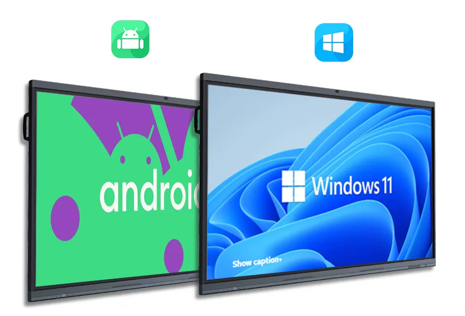 M1 Interactive Whiteboards: Empowering Seamless Teaching with Android & Windows Dual Systems.