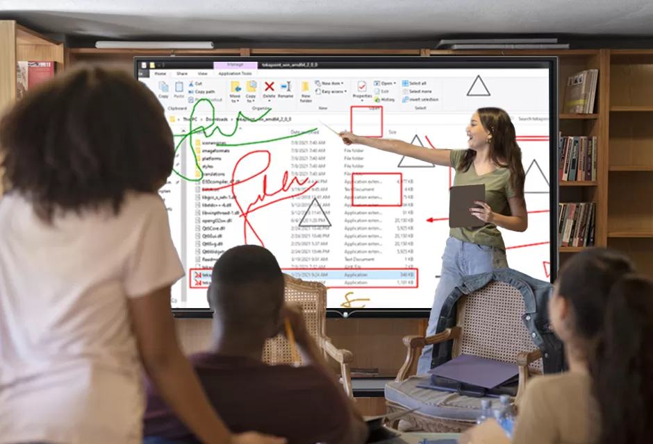 Effortless Page Annotation with the 0D18 Interactive Whiteboard for Classroom: Annotate Any Page with Ease and Enhance Collaborative Learning